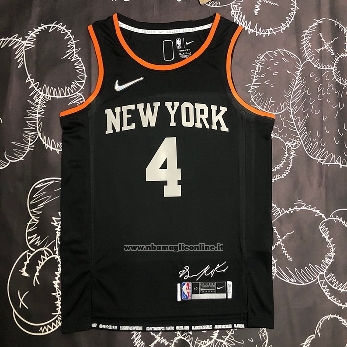 Maglia New York Knicks Derrick Rose #4 Select Series Nero